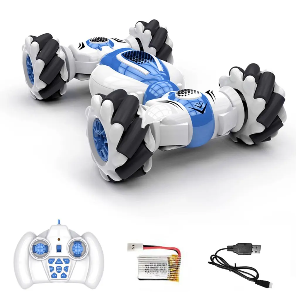 

2.4G Mini Remote Control RC Car Roll Rotary Double-Side Stunt Gesture Induction Twisting Drift Off-Road Cars Dancing Driving Car