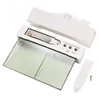 Термометр N4K2 для дома и улицы, цифровой термометр с прозрачным окошком, домашний измеритель, гигрометр, станция влажности