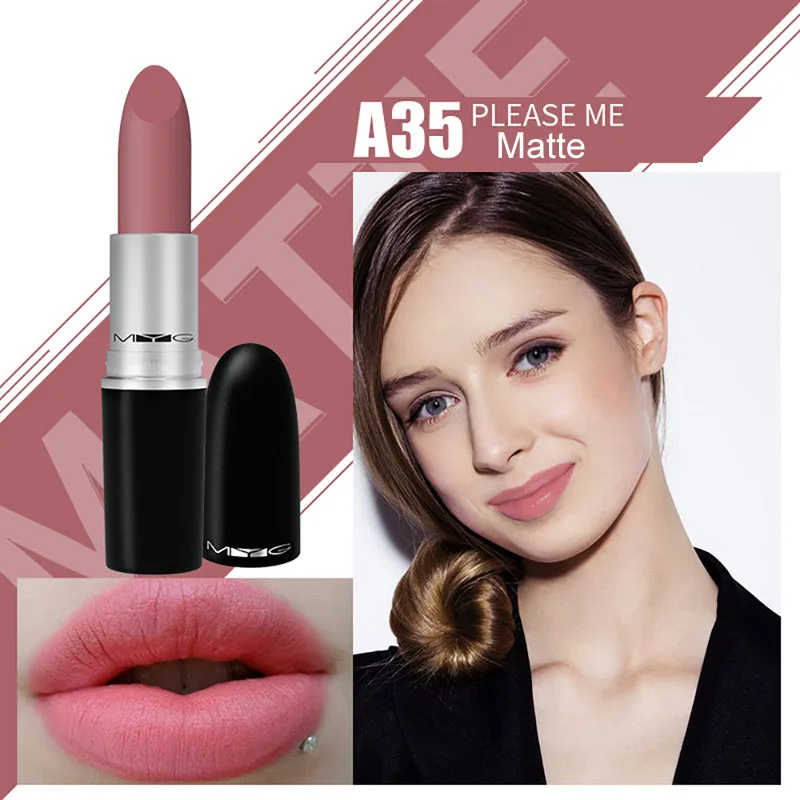 

Lips Makeup MYG Velvet Matte Lipstick professional Long-lasting Waterproof Lipstick Red Nude ruby woo honey love Lipstick