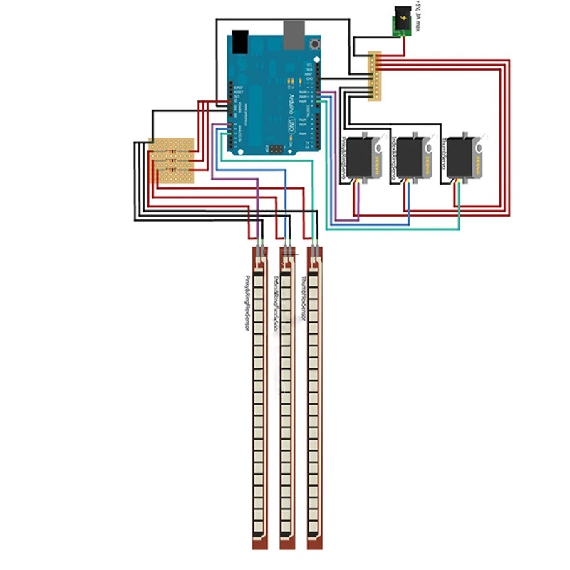 

Flex Sensor 2.2 " / 4.5" Bend Sensors Electronic Gloves Robotic ATF