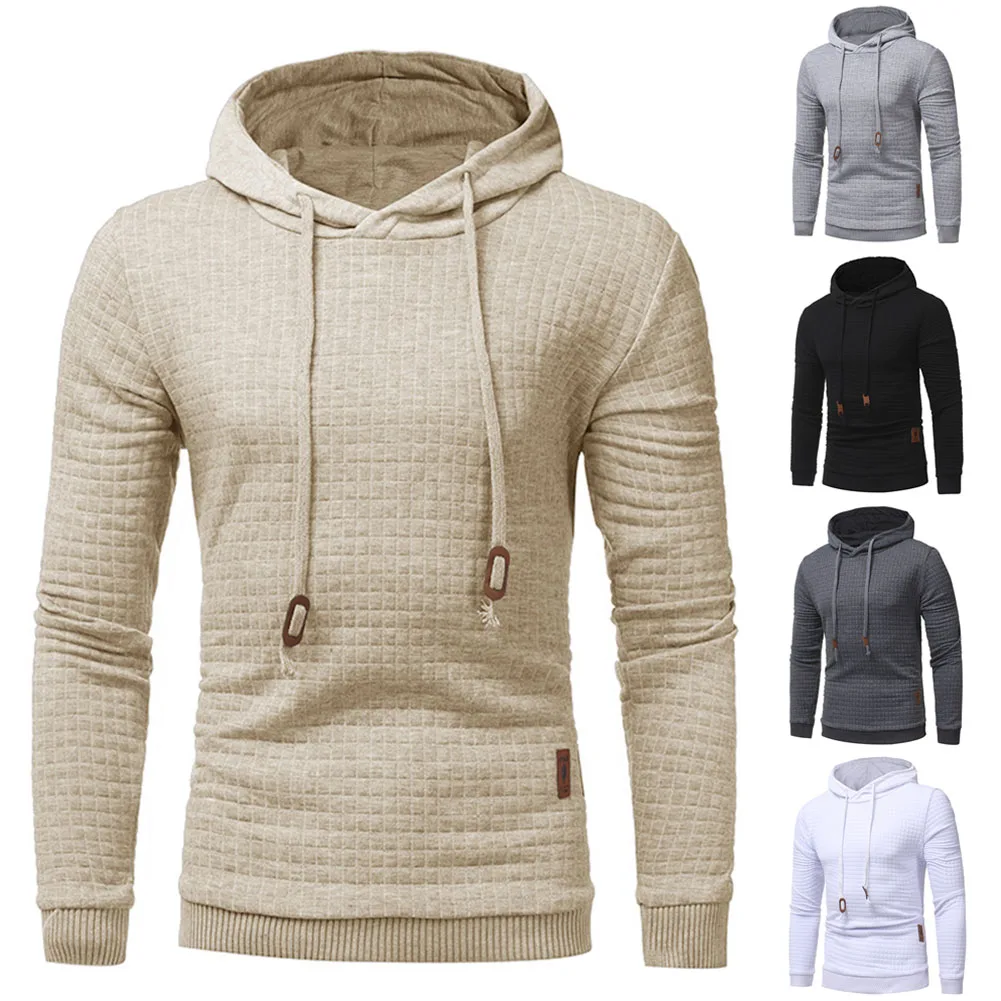 

2021 Men's Hoodies Slim Hooded Sweatshirts Mens Coats Male Casual Sportswear Streetwear Brand Clothing Casual Tops Sweatshirts