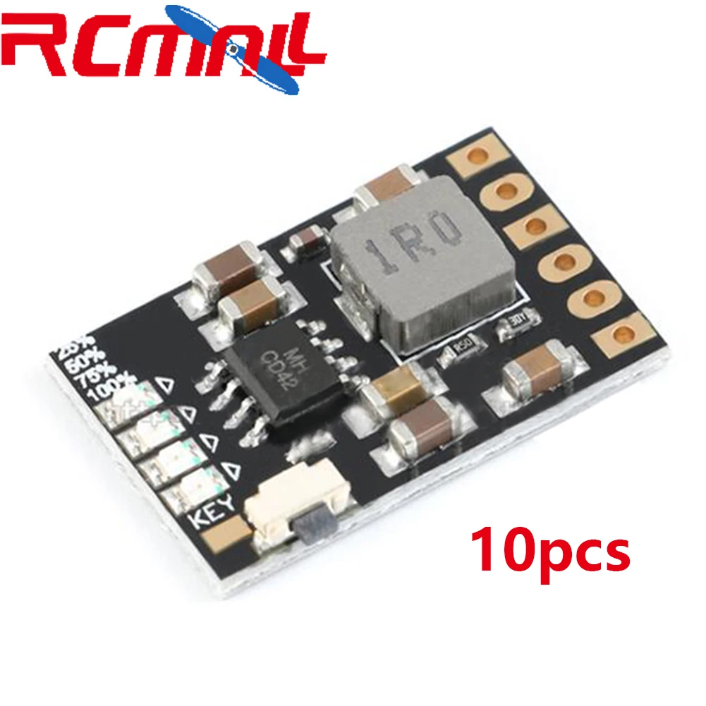 

10Pcs 2A 5V Charge Discharge Integrated Module 3.7V 4.2V for Lithium Battery Charging Boost Mobile Power Protection PCB Board