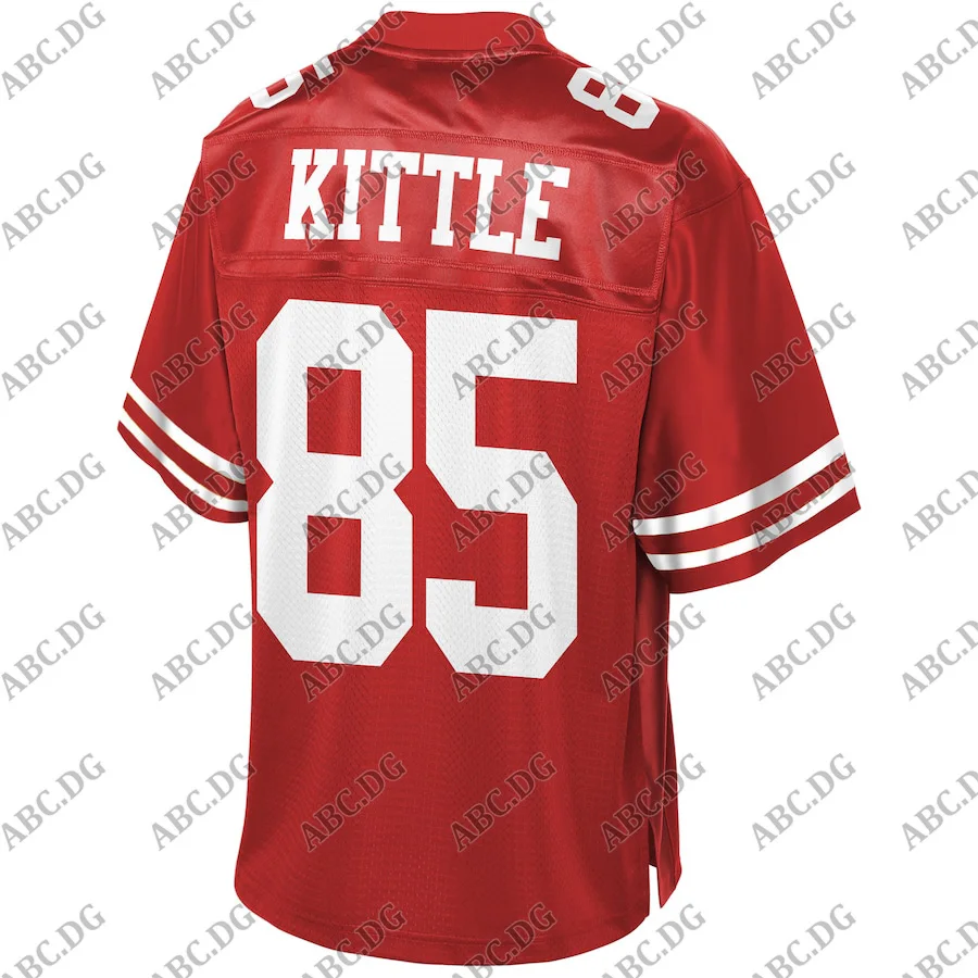 

Men Women Kid Youth San Francisco George Kittle Pro Line Scarlet Team Player Jersey