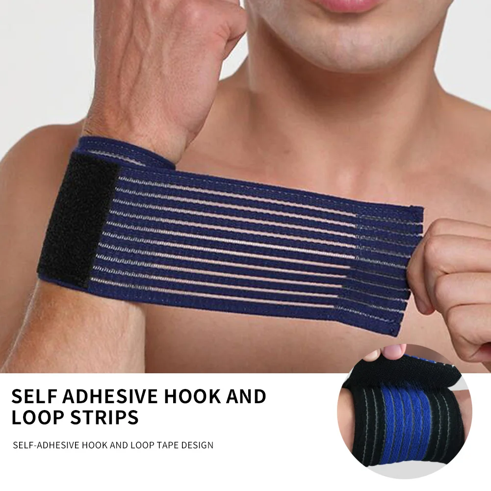 

Спортивный наручный ремешок для мужчин и женщин, эластичный тренировочный бандаж, защита от растяжения, защитное снаряжение для спорта