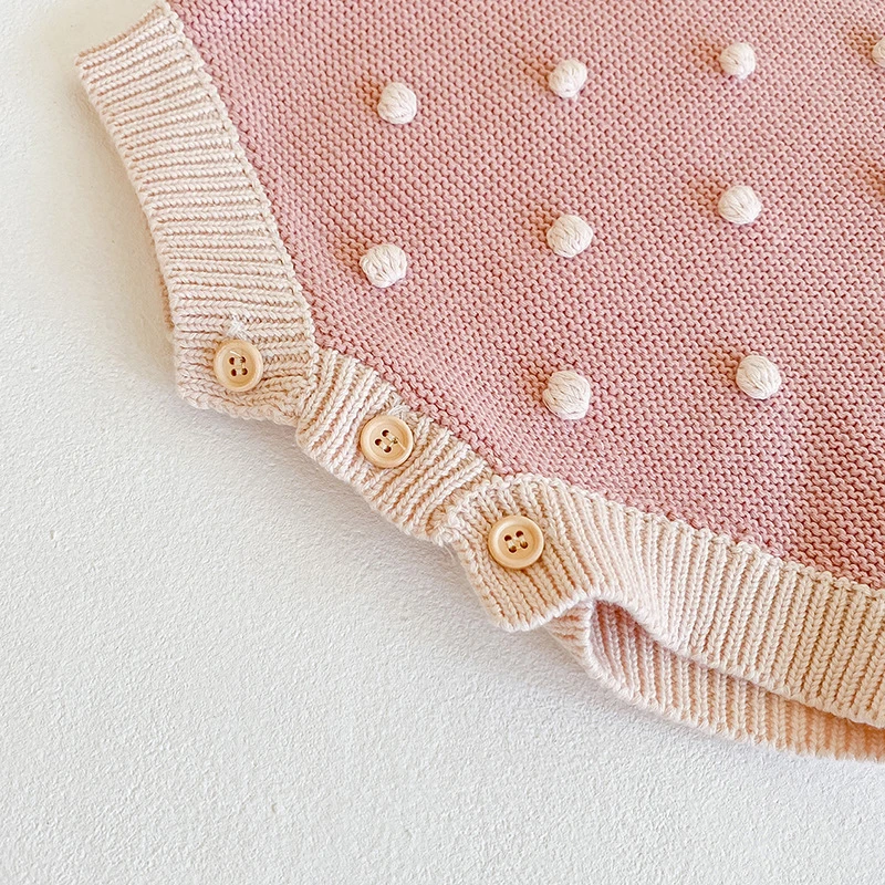 

Baby Boys Girls Rompers Baby Clothes Newborn New 2020 Spring Autumn Knit Rompers Infant Boys Girls Vest Triangle Rompers