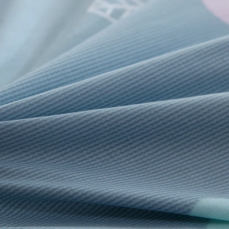 Пододеяльник для взрослых в американском стиле с голубыми цветами 100% хлопок