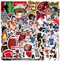103050pcs sports rugby football stickers laptop diy fridge guitar motorcycle phone luggage bike cool sticker decal kid toy