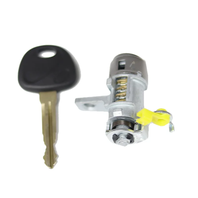 Цилиндр замка автомобильной левой двери Противоугонный цилиндр с ключом для Kia Rio