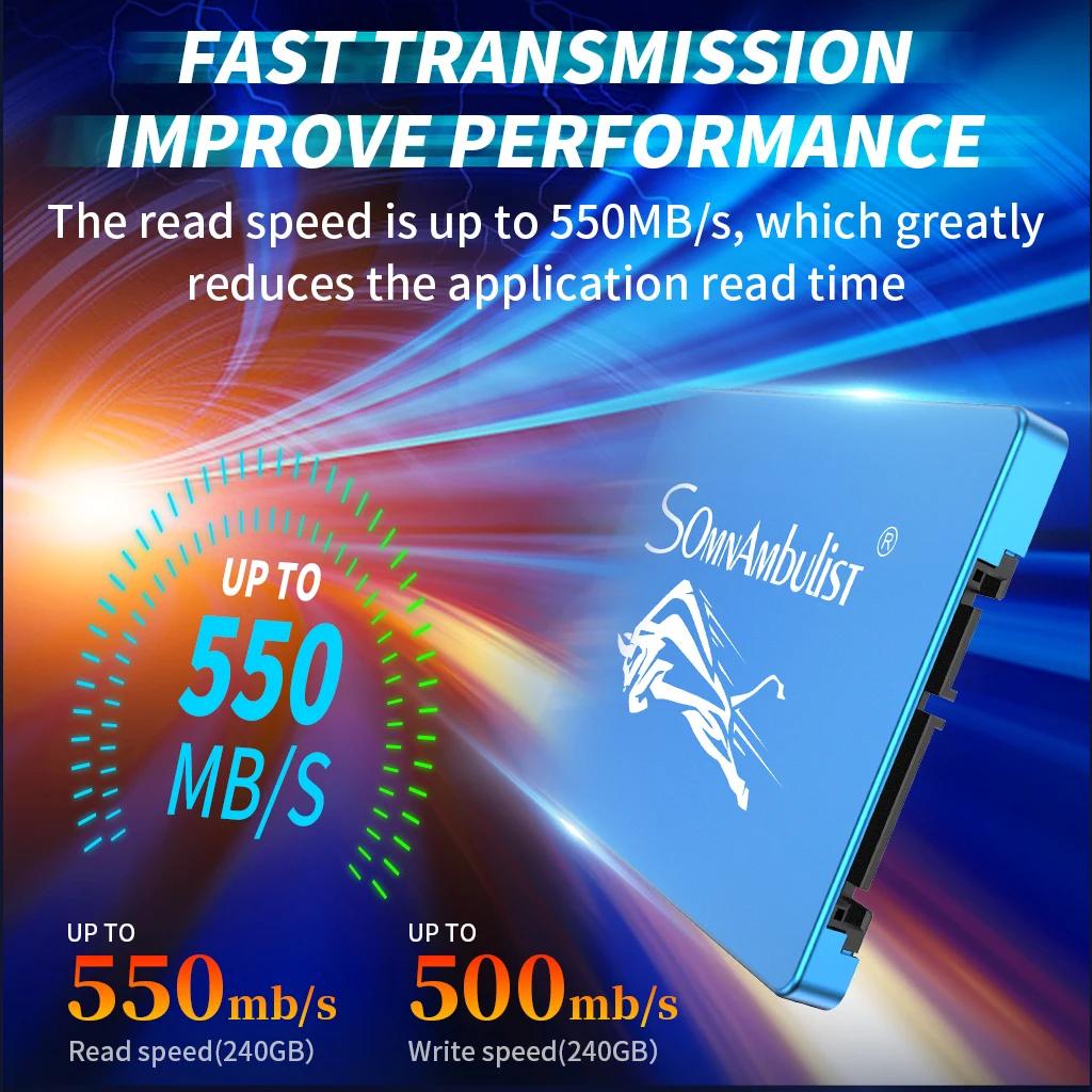 SOMNAMBULIST металлический жесткий диск SSD 2 5 дюйма SATA3 120 ГБ SATA III 240 480 960 7 мм | Компьютеры