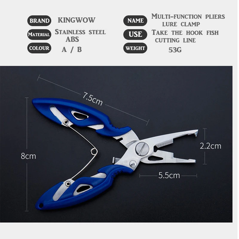 

Fishing Plier Scissor Braid Line Lure Cutter Hook Remover Etc 13Cm Fishing Tackle Multifunction Scissors Fishing Equipment