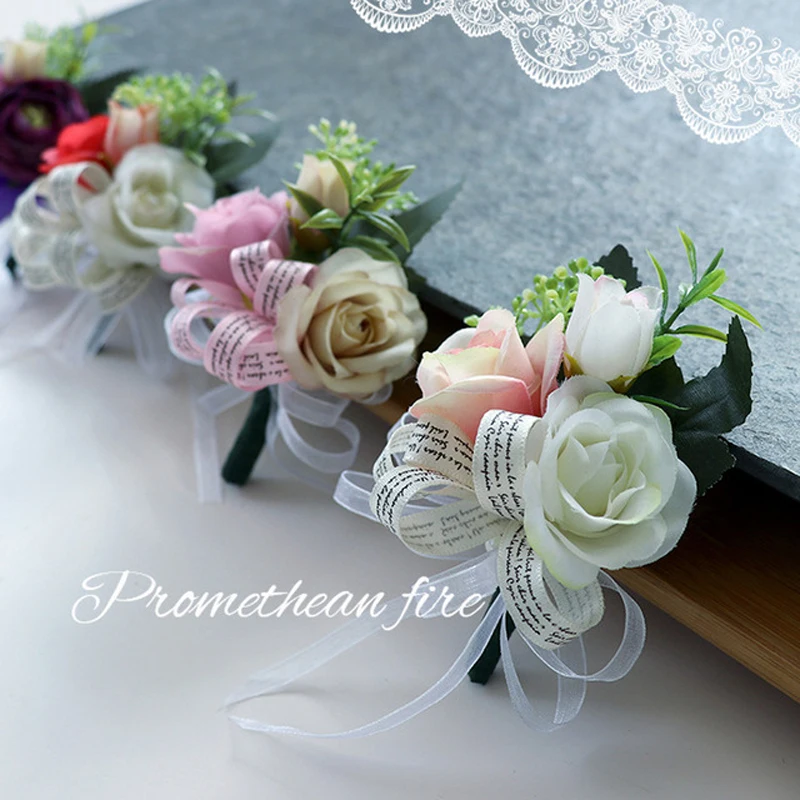 

Бутоньерка для жениха ручной работы корсаж шафера искусственный цветок Свадебная вечеринка Выпускной мужской костюм брошь аксессуары 5 шт.