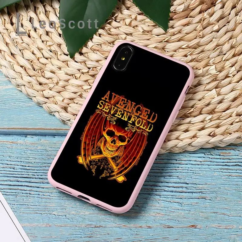 

Avenged Sevenfold Phone Case Candy Color for iPhone 11 12 mini pro XS MAX 8 7 6 6S Plus X 5S SE 2020 XR