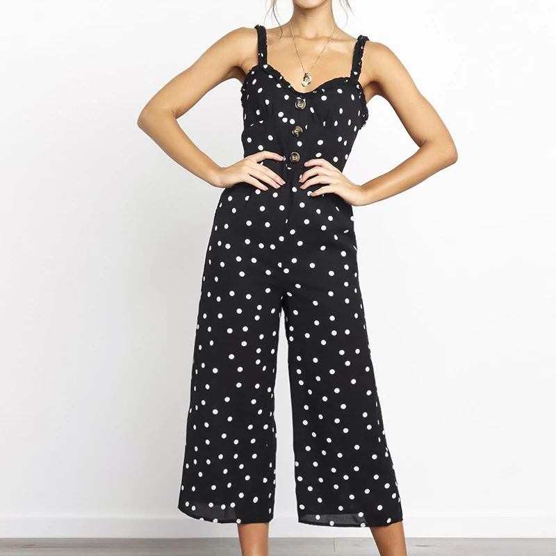 Боди повседневные Комбинезоны женский комбинезон облегающий в горошек на