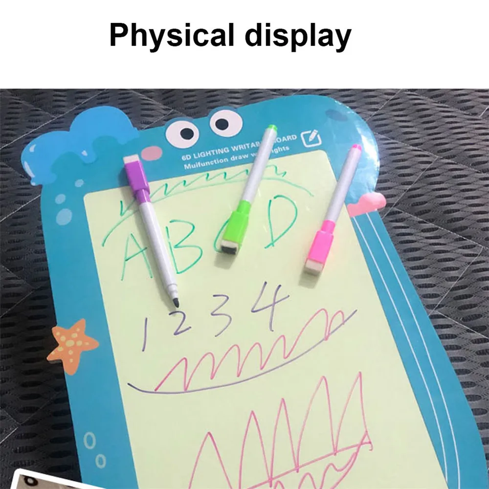 A3 светодиодный светящийся чертежный щит для рисования граффити планшет