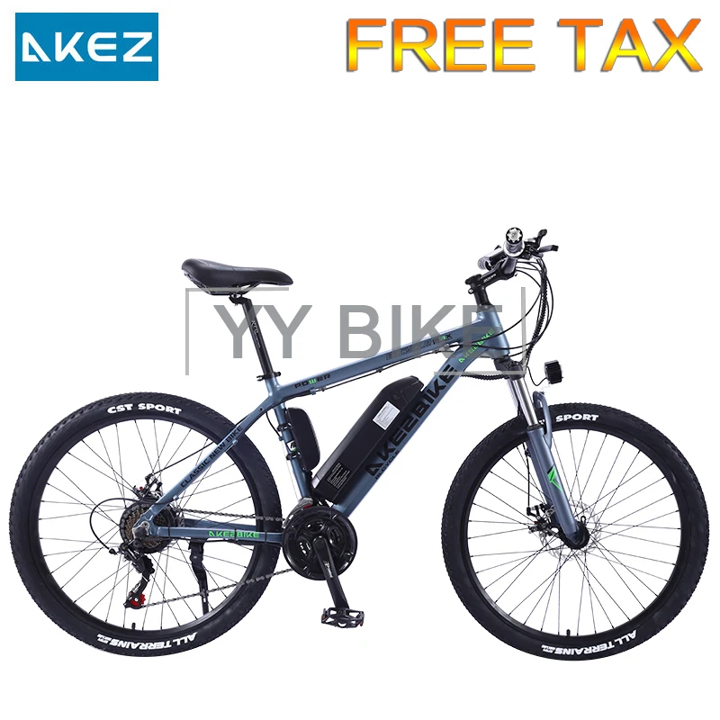 

AKEZ 26 Inch Wheel Adult Electric Bike 350W 36V 13AH 27 Speed E-Bike Road Electromobile Mobility Mountain Bicycle MTB Ebike