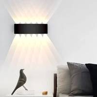 ip65 led wall lamp aluminum outdoor waterproof garden lighting ac86 265 indoor bedroom living room bedroom stairs wall lighting
