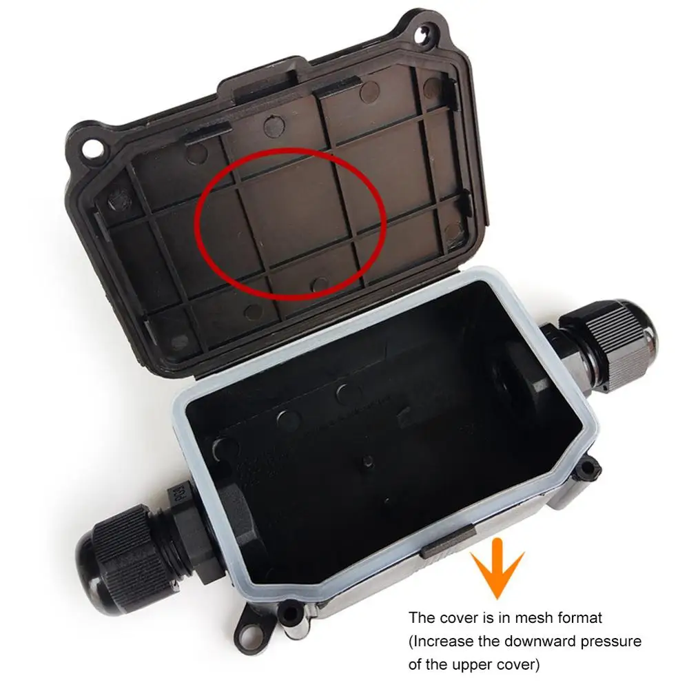 

IP66 Tee Waterproof Junction Box 3 Holes Waterproof Protection Building Connectors Electrical Equipment Supplies High Quality