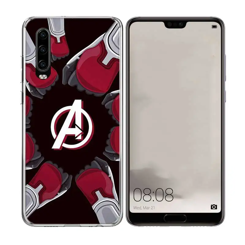 Классный с принтами &quotMarvel&quot &quotМстители&quot силиконовый чехол для телефона huawei