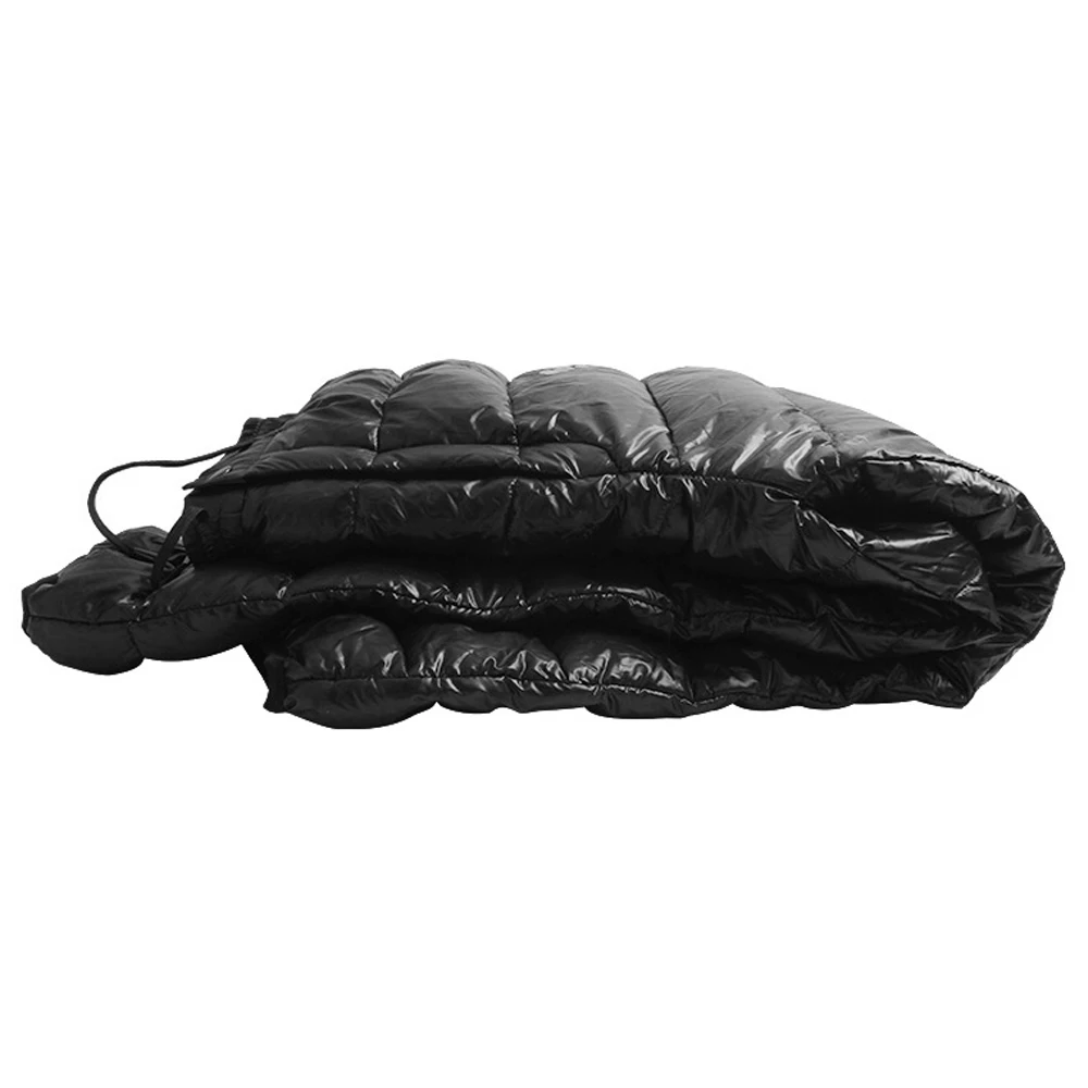 Зимние теплые белые штаны с гусиным пухом водонепроницаемые пуховые брюки для