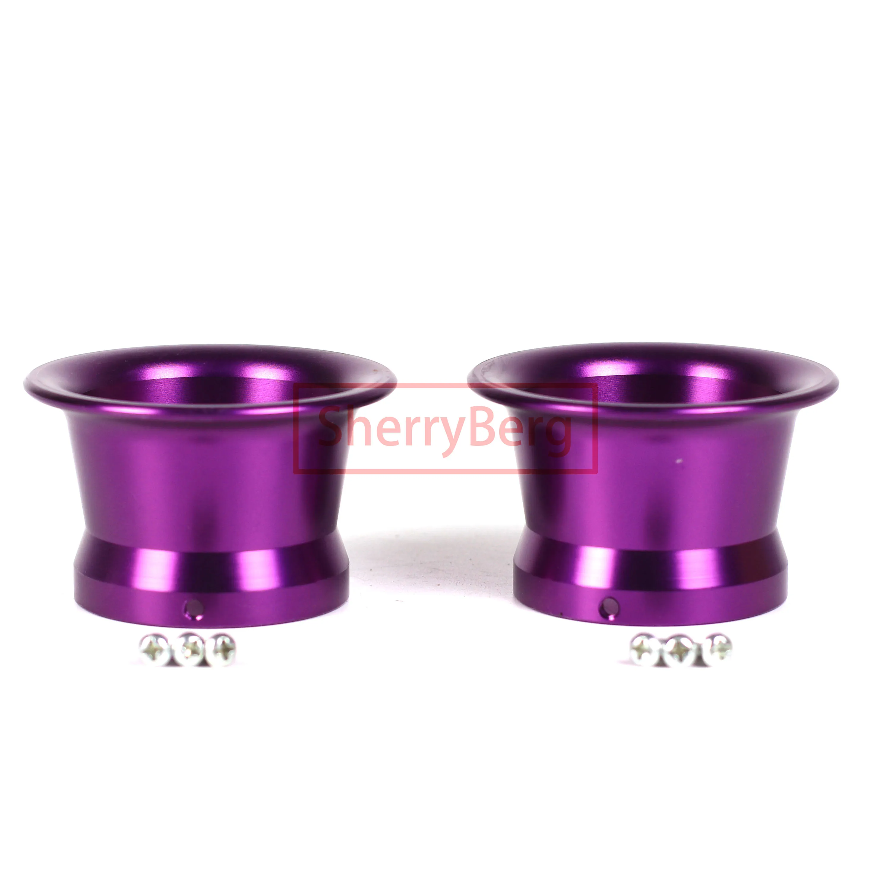 

SherryBerg заготовка 2 "скоростной стек для карбюратора Keihin Mikuni TM PE28 PWK OKO 30 Carb Карбюратор Впускной 50 мм фиолетовый цвет пара