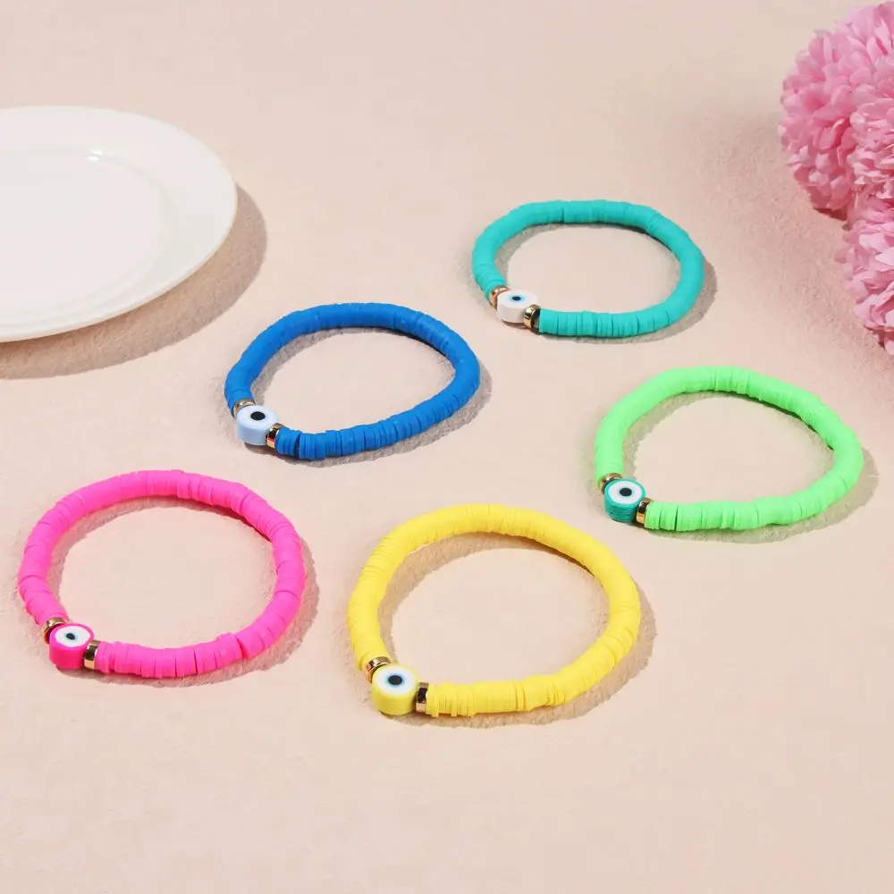 

Multicolor Turkey Lucky Lucky Eye Eye Bracelet Bracelet Soft Clay Female
