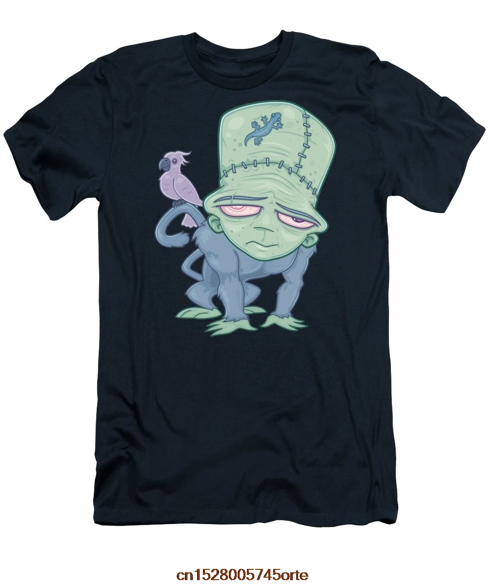 Новинка 2020 летняя модная футболка Frunkee Frankenstein с изображением обезьяны хлопковые