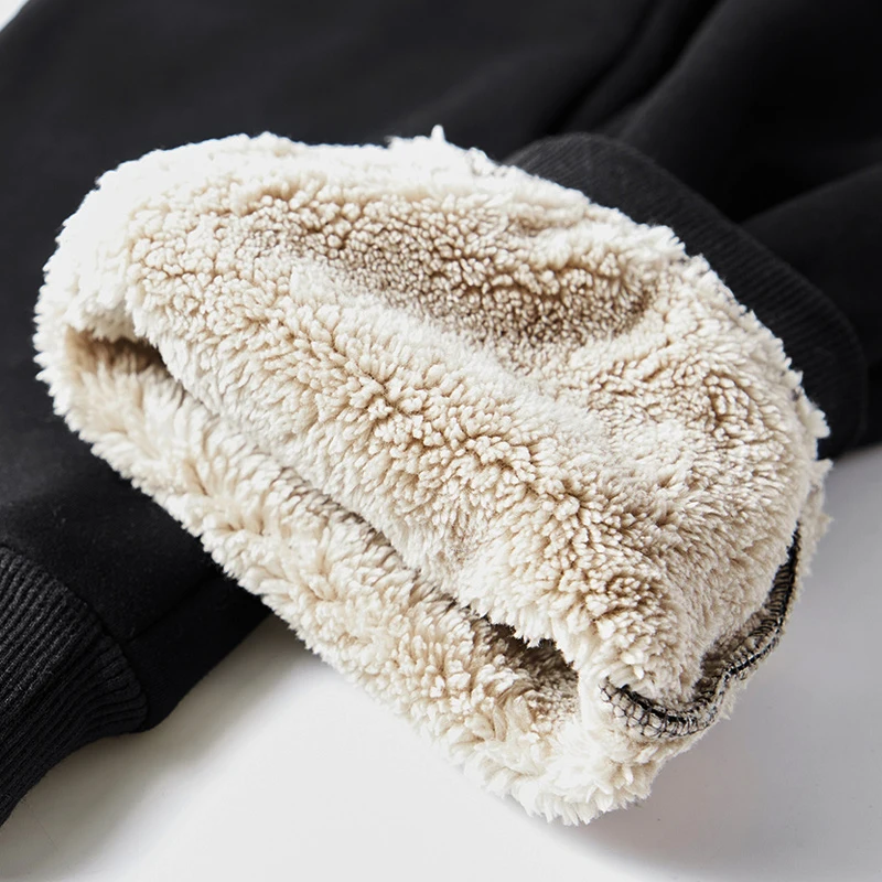 Мужской трикотажный свитер костюм с кофтой Осень-зима толстый теплый спортивный