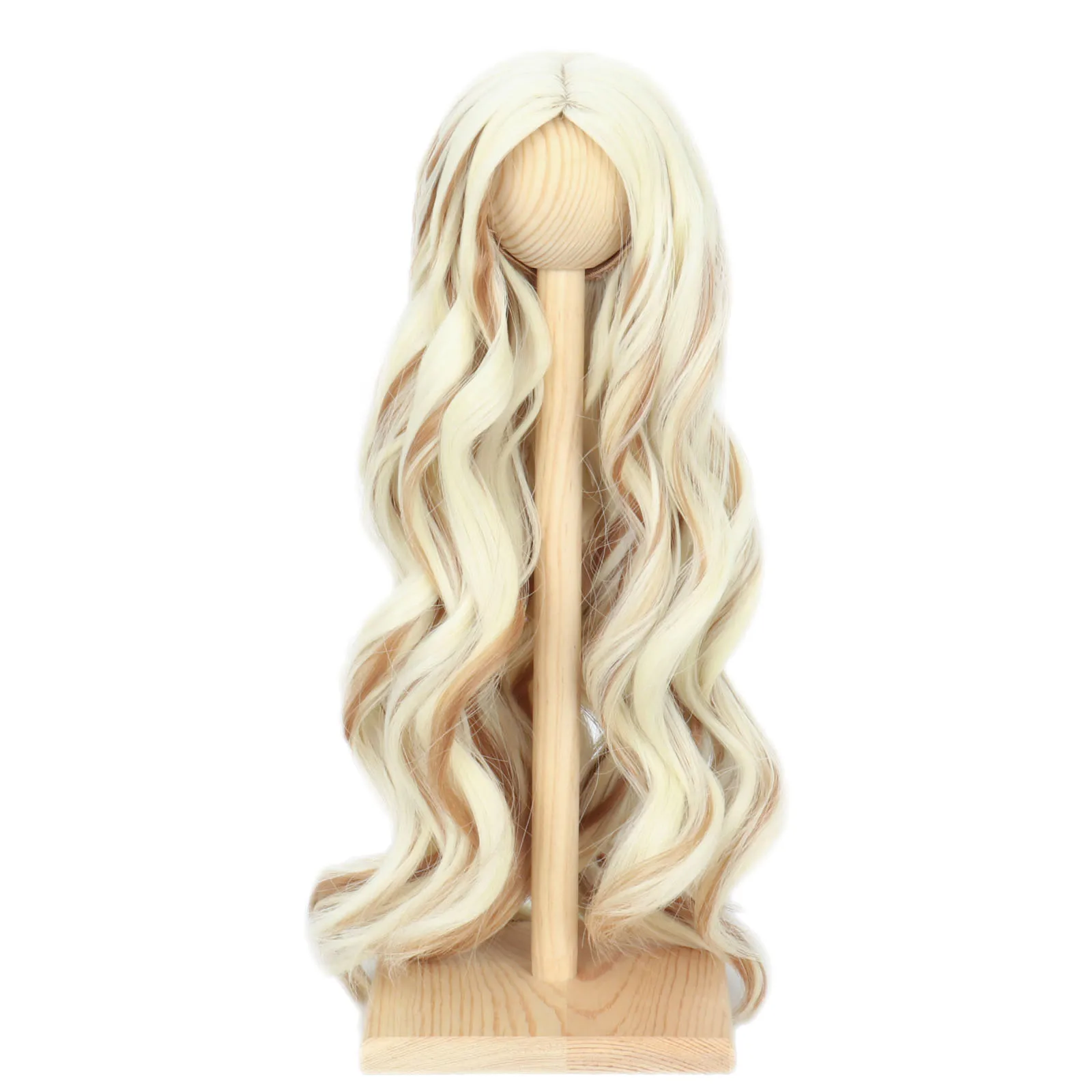 Парик для куклы Miss U Hair 8-9 дюймов 1/3 BJD MSD DOD Pullip Dollfie длинные вьющиеся коричневые