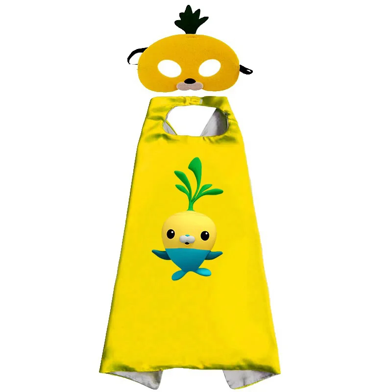 Octonauts маска малыш Хэллоуин ролевые игры костюмы накидка с маской для Kwazii Barnacles Dashi
