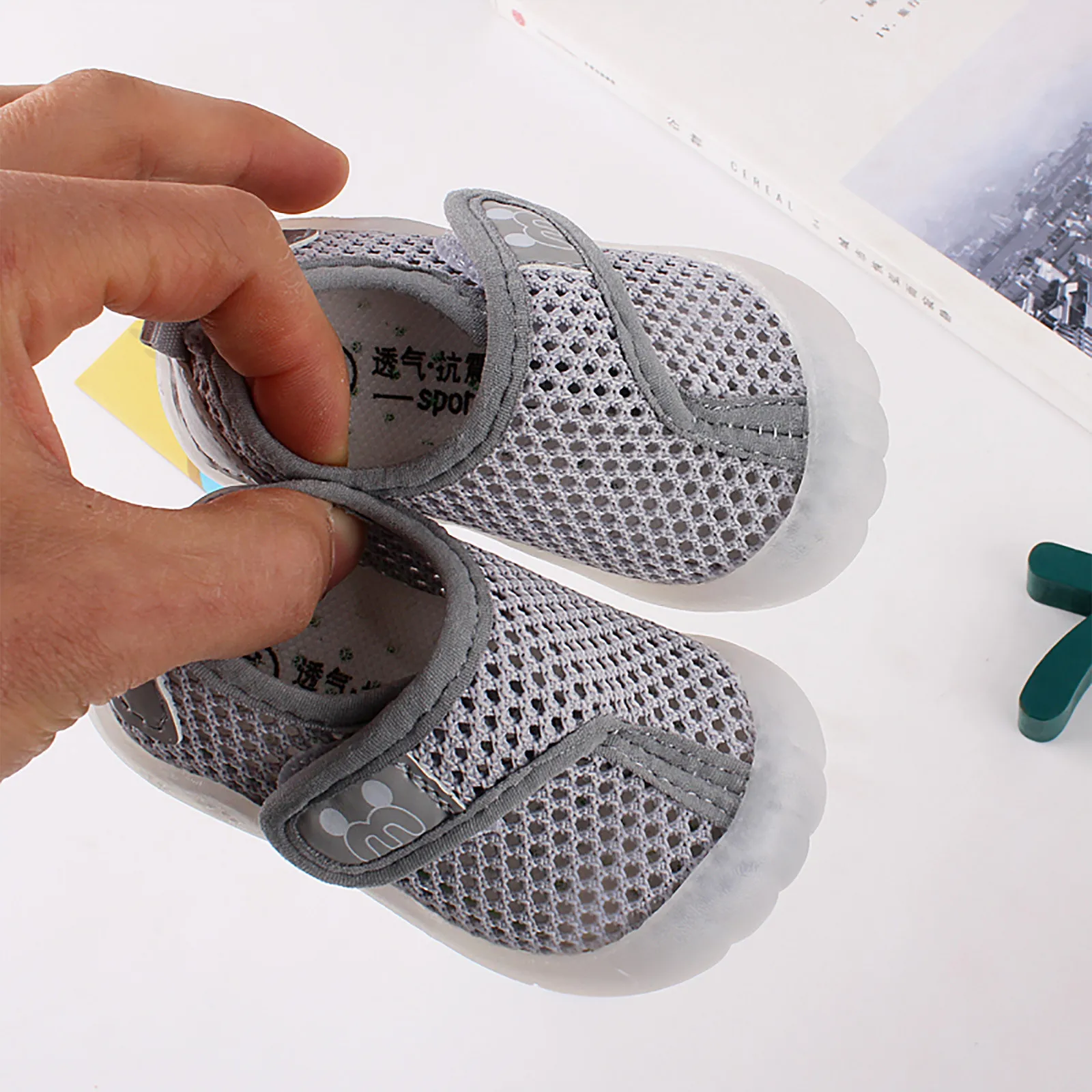 

Sandals For Kids Girls 2021 Sandalias Toddler Baby Shoes First-walking Breathable Mesh Infant Boys Girls Soft Trainers