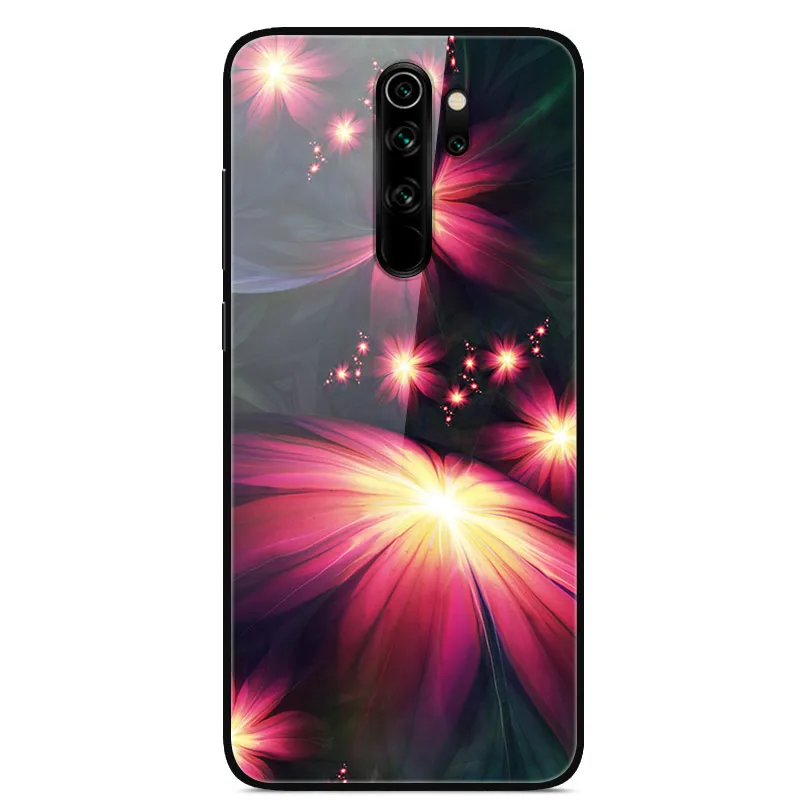 21 Redmi Note 8 Pro Чехол 6,53 ''стекло твердая задняя крышка для Xiaomi Redmi Note 8 Pro чехлы для телефонов силикон бампер Fundas Redmi Note8 8T - Цвет: 21
