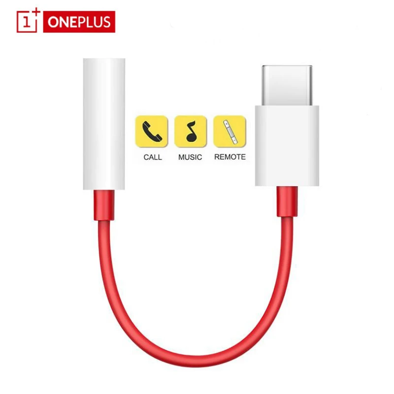 Переходник для наушников Oneplus с разъемом Type-C на 3 5 мм кабель-конвертер One plus 1 + 8 Pro 7