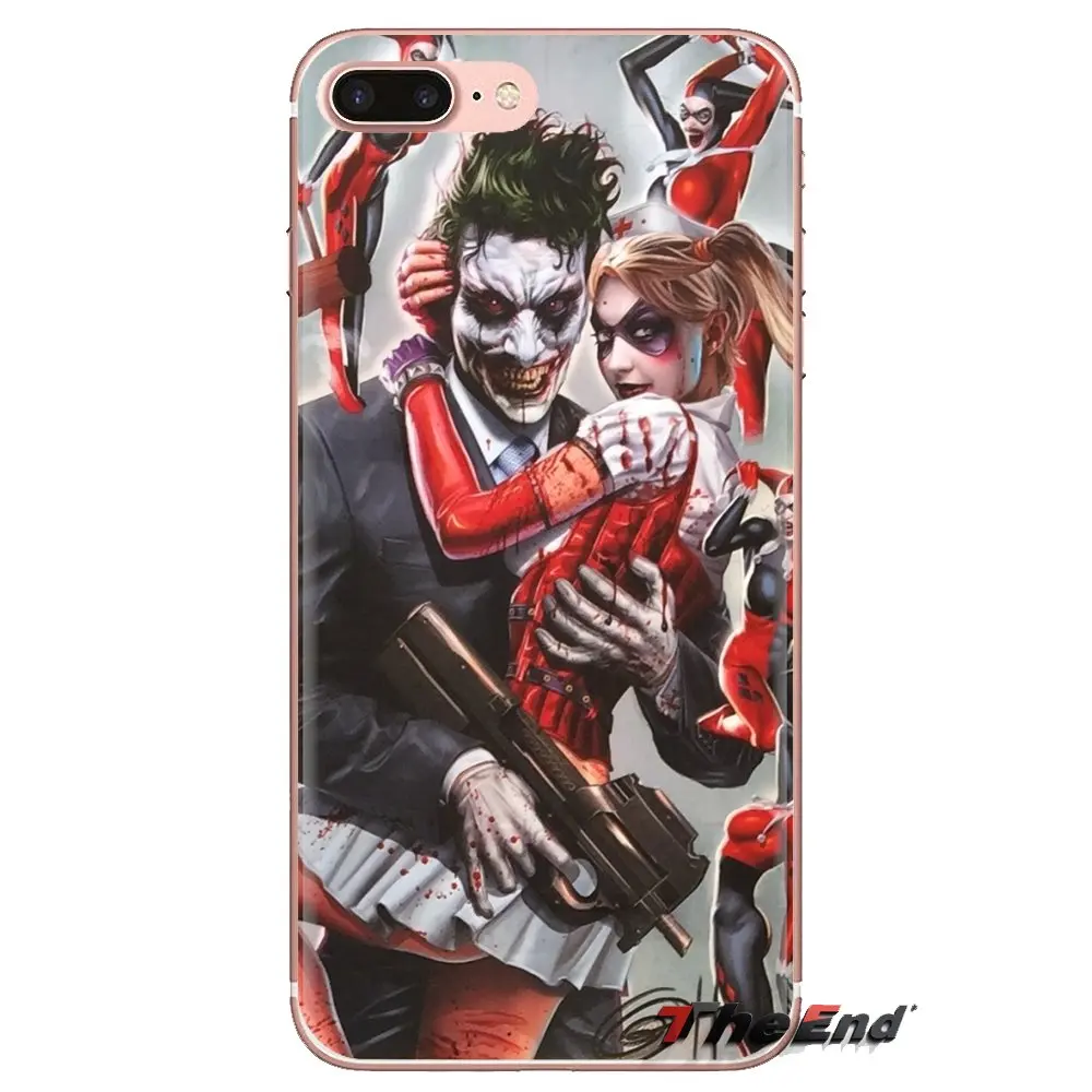 Joker and Harley Quinn For Huawei G7 G8 P7 P8 P9 P10 P20 P30 Lite Mini Pro P Smart Plus 2017 2018 2019 Silicone Phone Shell Case |