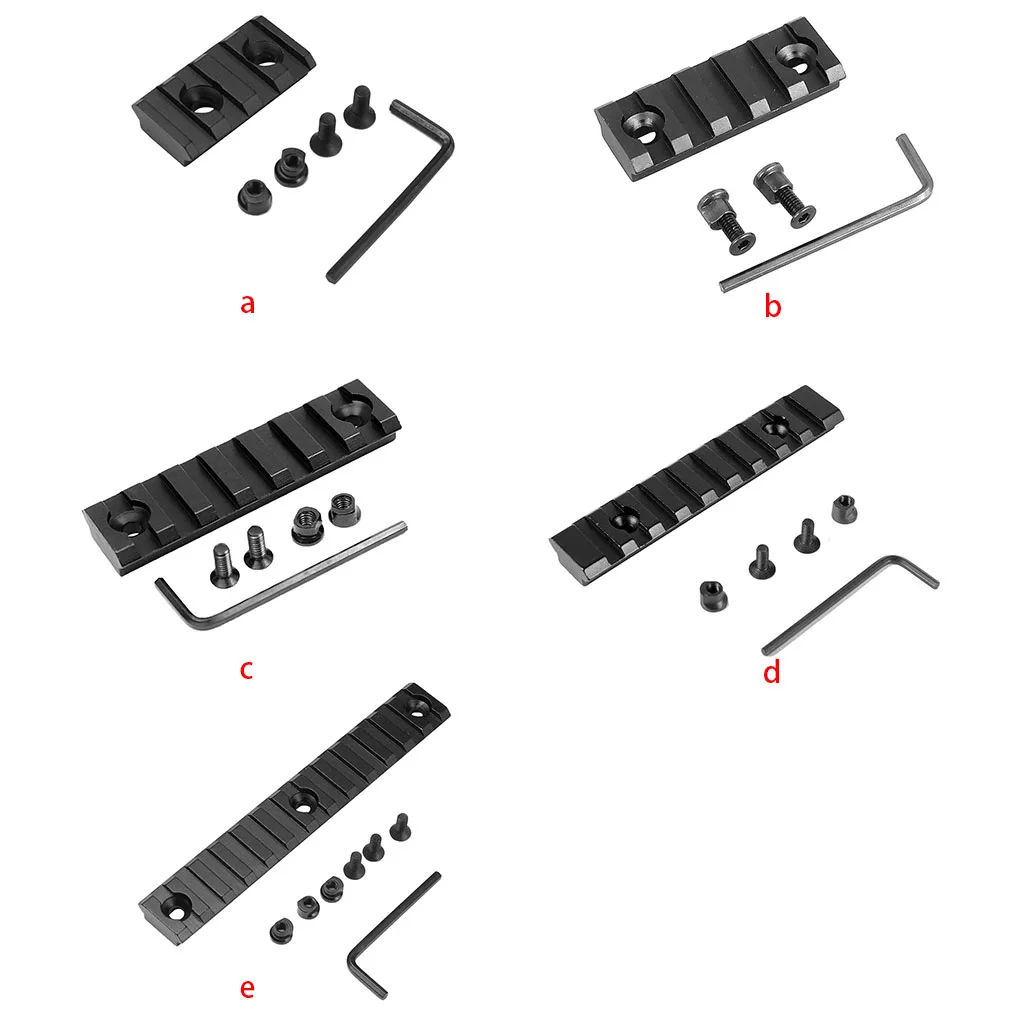 

Tactical 4/5/7/9/13 Slots 21mm M-lok Picatinny Rail for Mlok Handguard AR15 Rifle Scope Mount Base Rail Hunting Gun Accessories