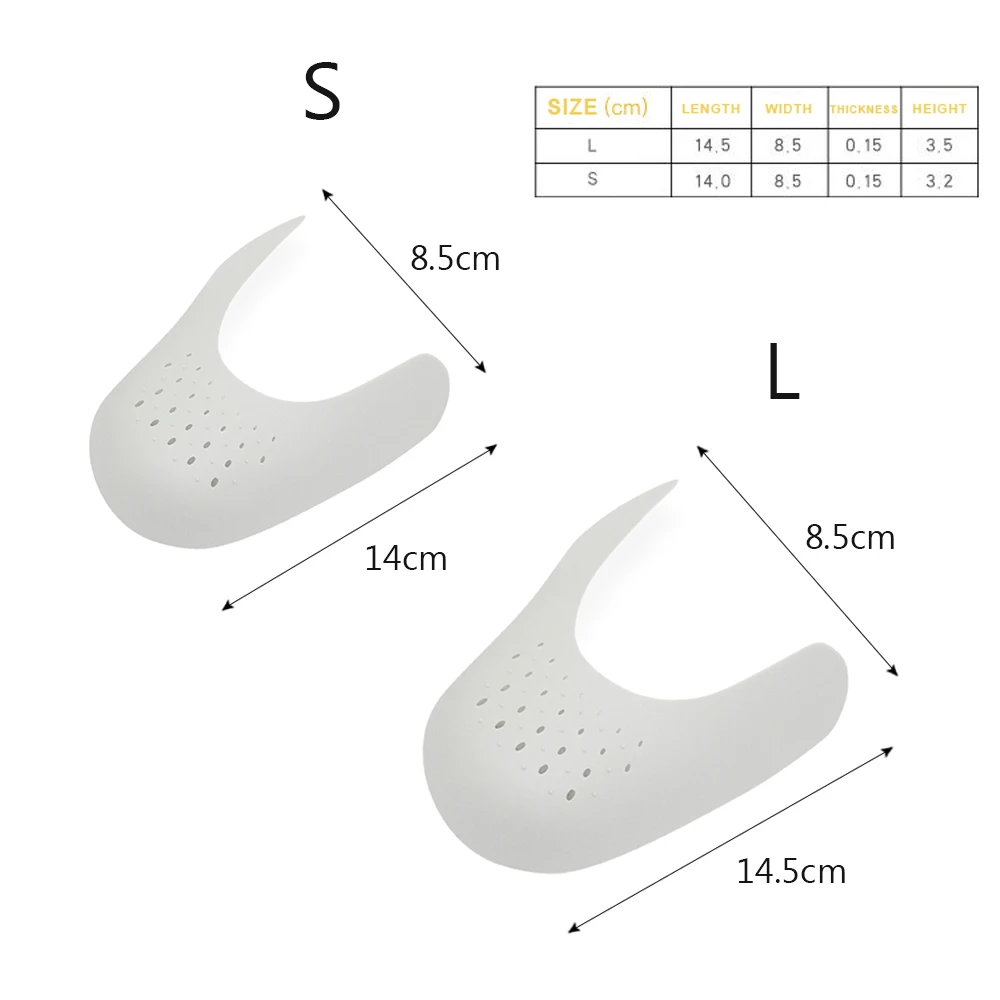

Dropshipping Shoes Shield for Sneaker Anti Crease Wrinkled Crack Shoe Support Toe Cap Sport Shoe Head Stretcher Shaper Expander
