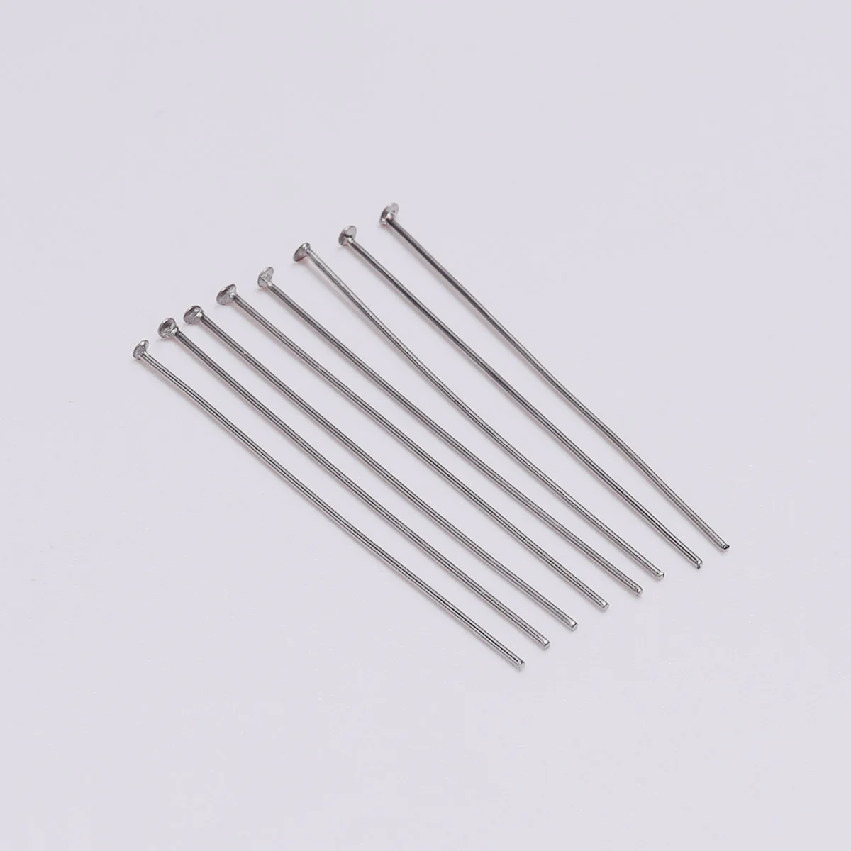 

100Pcs/Lot Stainless Stee DIY Jewelry Making Pins Finding Components Headpins Eyepins Ballpins for Beads Bracelets