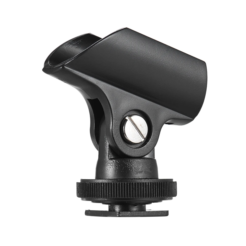 19 мм пластиковый держатель микрофона зажим с горячий башмак и 1/4 &quotотверстие для