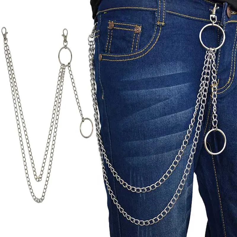 Цепочка для ключей на пояс в стиле панк/хип-хоп | Украшения и аксессуары