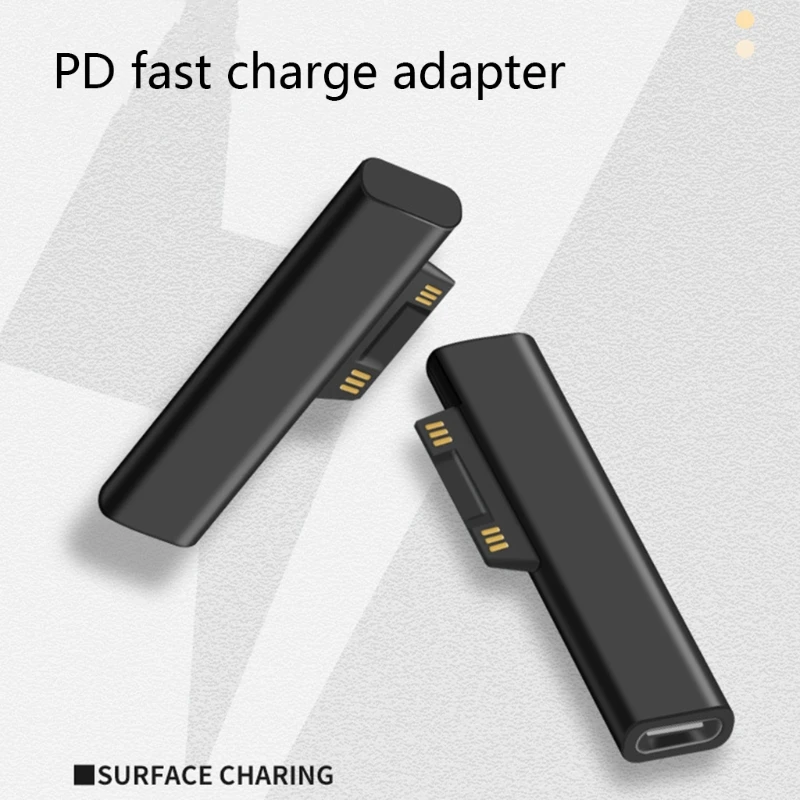 

Type C Female PD Converter for Surface Pro 3 4 5 6 Go Surface Book USB C Adapter