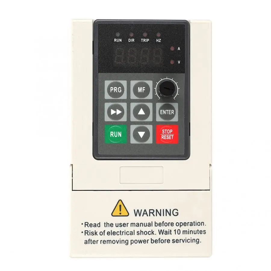 110V 0.4KW 5A VFD преобразователь частоты однофазный вход 3 фазный выход PAM Инвертор управления