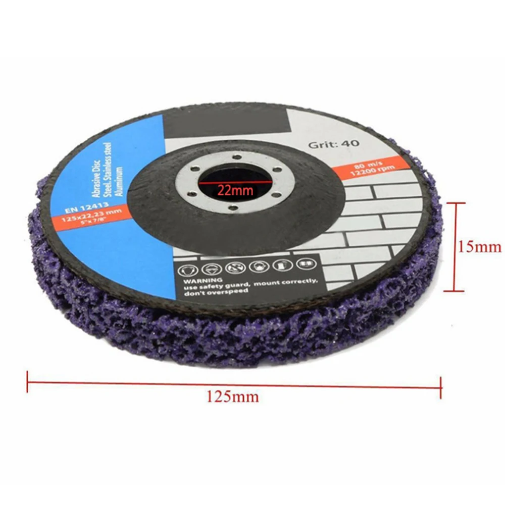 Шлифовальный диск шлифовальный круг 125 мм 22 14 для удаления краски и ржавчины