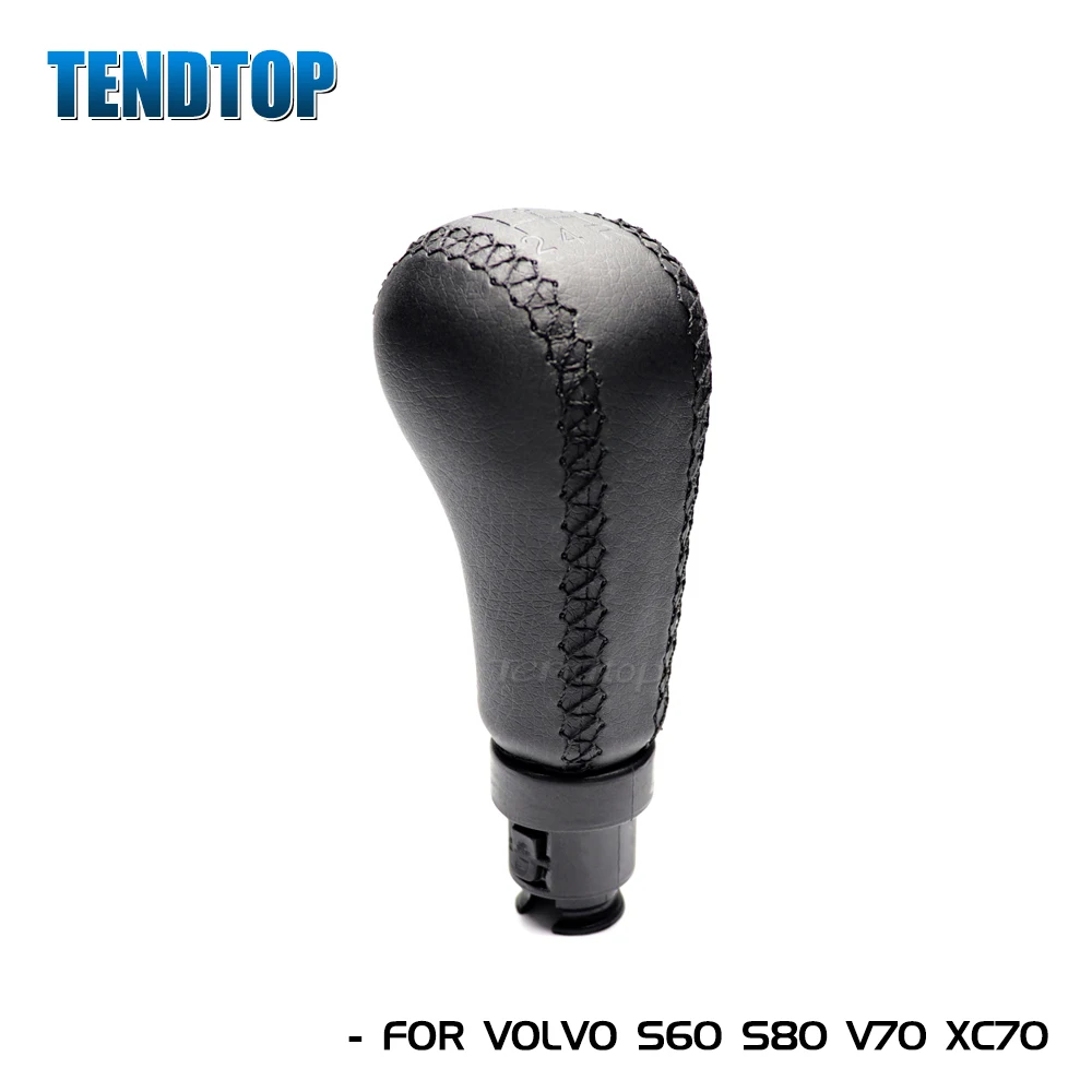 1 шт. 14 мм автомобильная ручка переключения передач для Volvo S60 S80 V70 XC70 швейная кожа