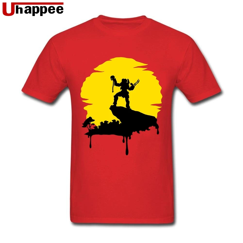 Большой размер Хищник рубашка мужская классическая Модная с короткими рукавами