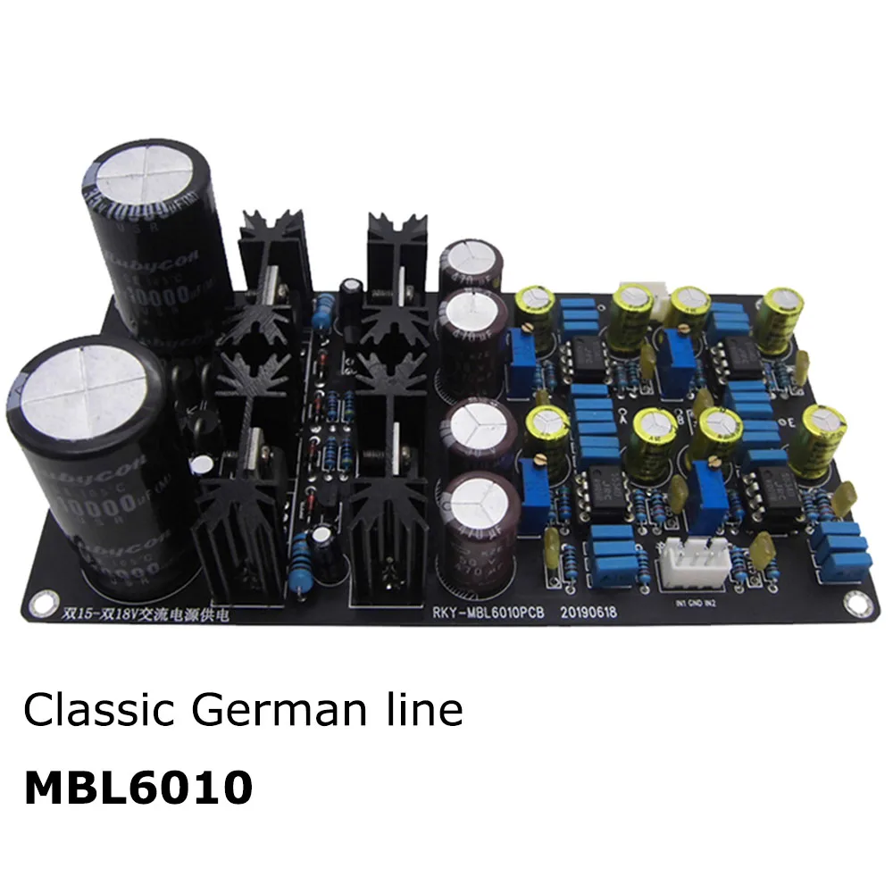 Немецкий HiFi энтузиаст Classic Line MBL6010 Pre-JRC5534 предусилитель Комплект сделай сам