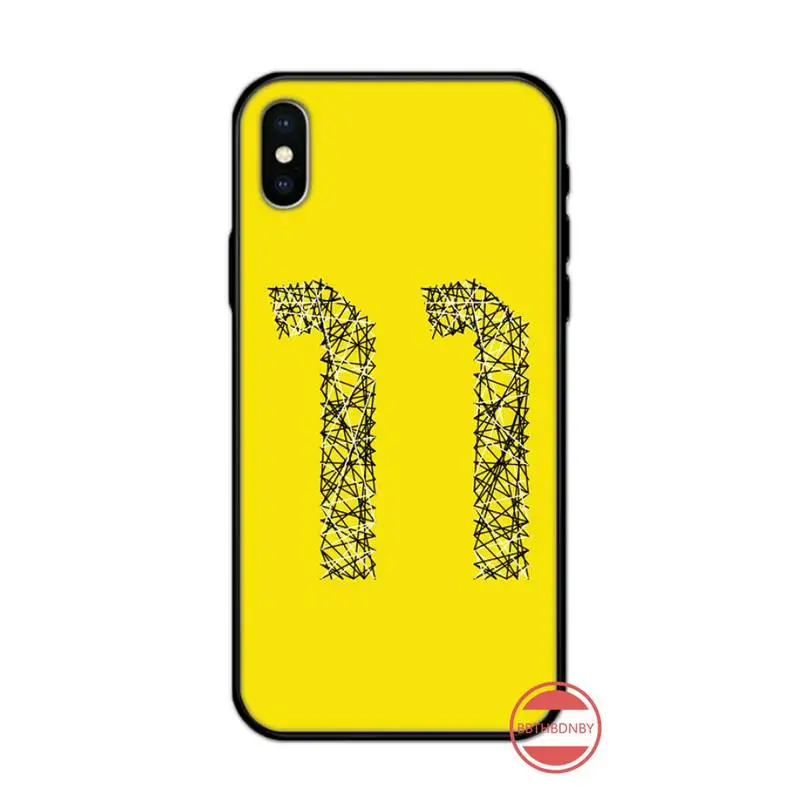 Милый чехол для телефона с футбольным номером iphone 5 5s 5c se 6 6s 7 8 plus x xs xr 11 pro max |