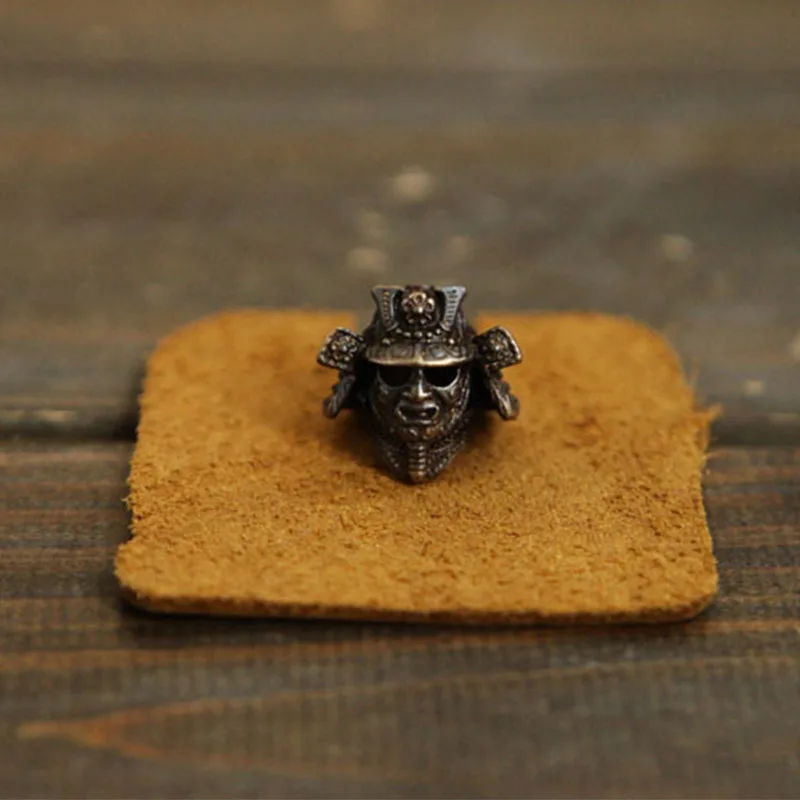 EDC Чистая латунь ретро армированный воин нож для солдат DIY аксессуары веревочная