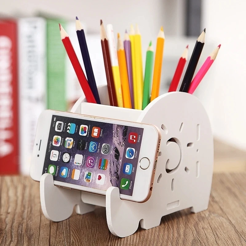 

DIY лазерная ручка держатель креативные милые девушки ручка держатель многофункциональные студенческого/офисный стол Хранение коробка