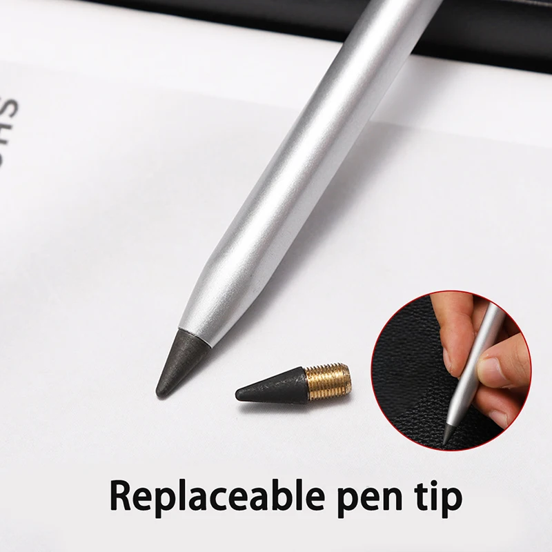 

Unlimited Writing Eternal Pencil Environmentally Friendly No Ink Pen School Supplies Stationery Pencil Business Sign Pen Gift