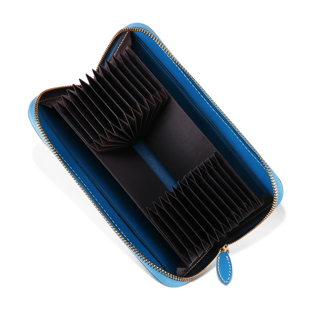 Длинный кошелек JOGUJOS для мужчин и женщин модный бумажник из натуральной кожи