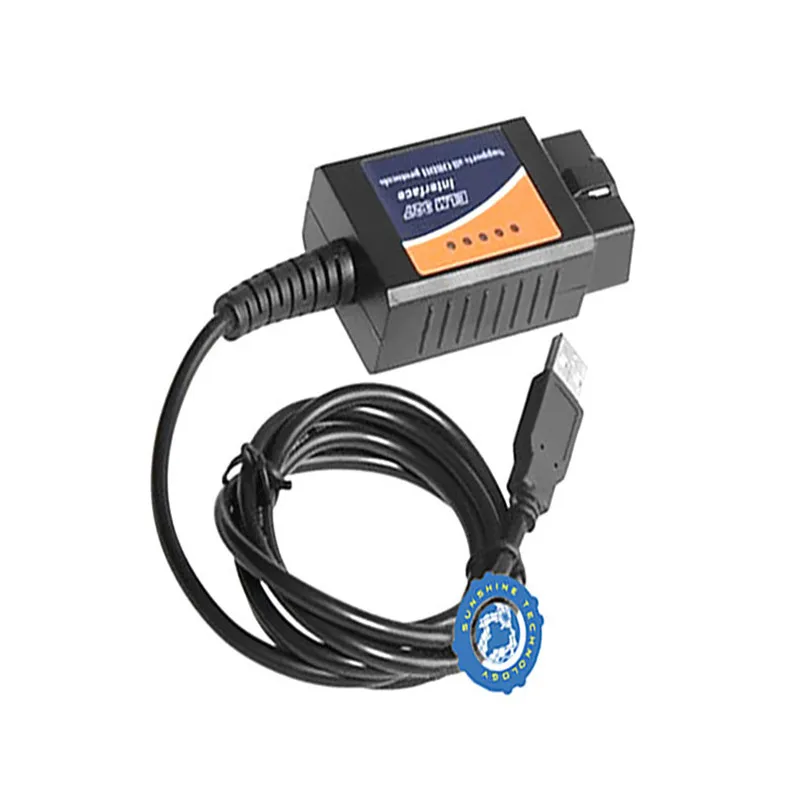 ELM327 V1.5 USB интерфейс obdii сканер/считыватель кодов лучший автомобильный